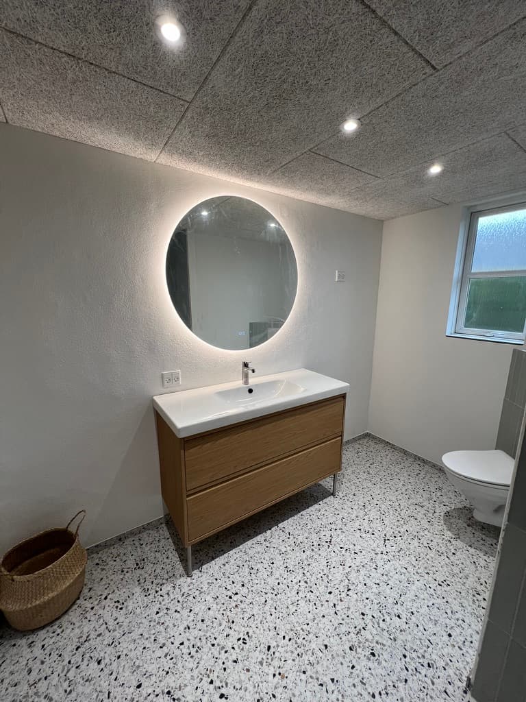 Renovering af badeværelse